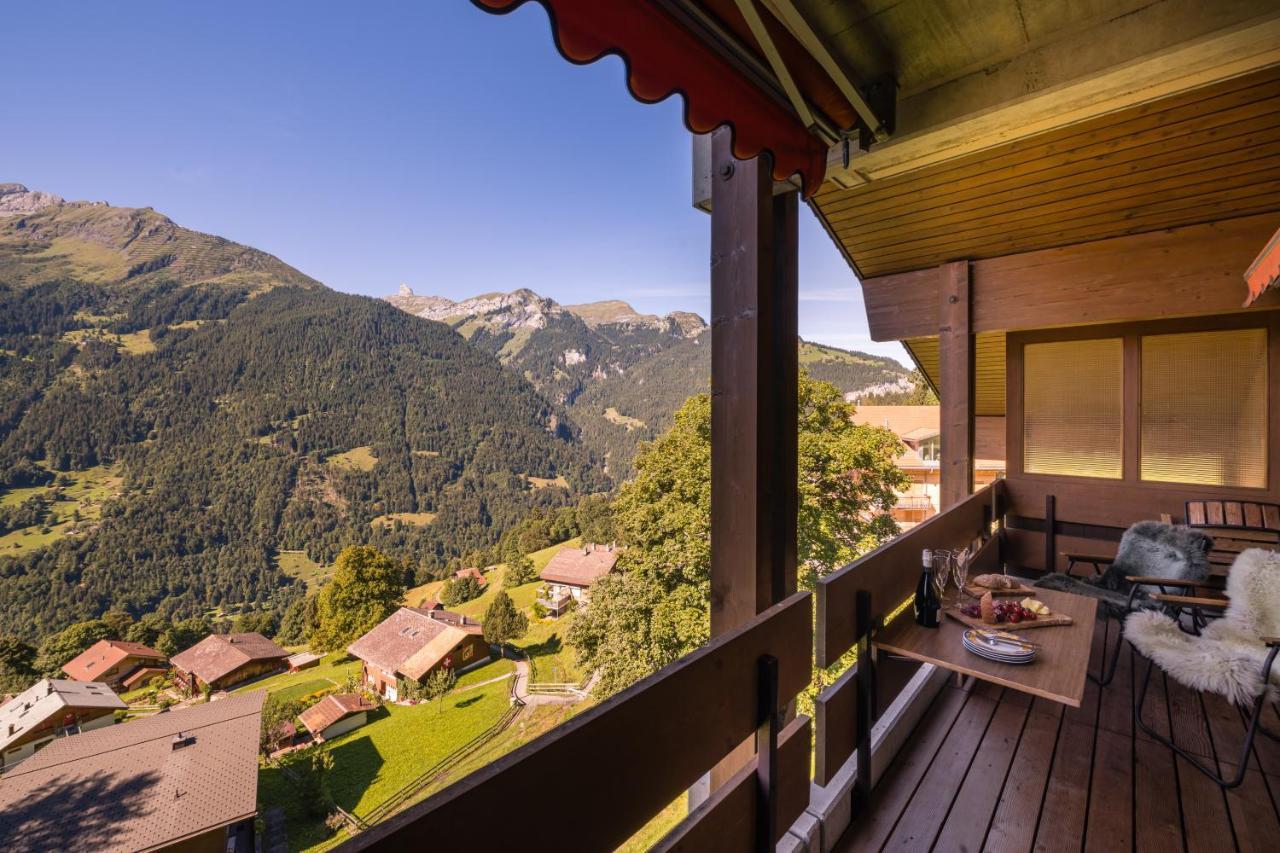 Chalet Primula Penthouse Wengen Zewnętrze zdjęcie