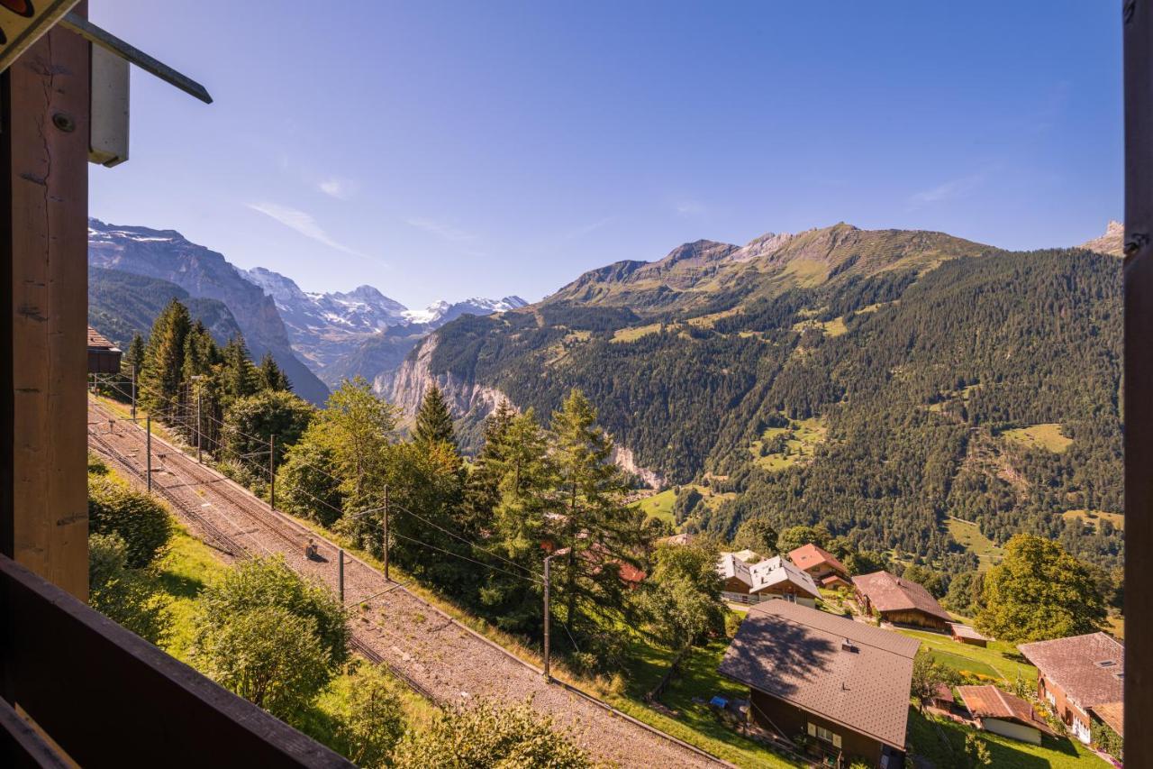 Chalet Primula Penthouse Wengen Zewnętrze zdjęcie