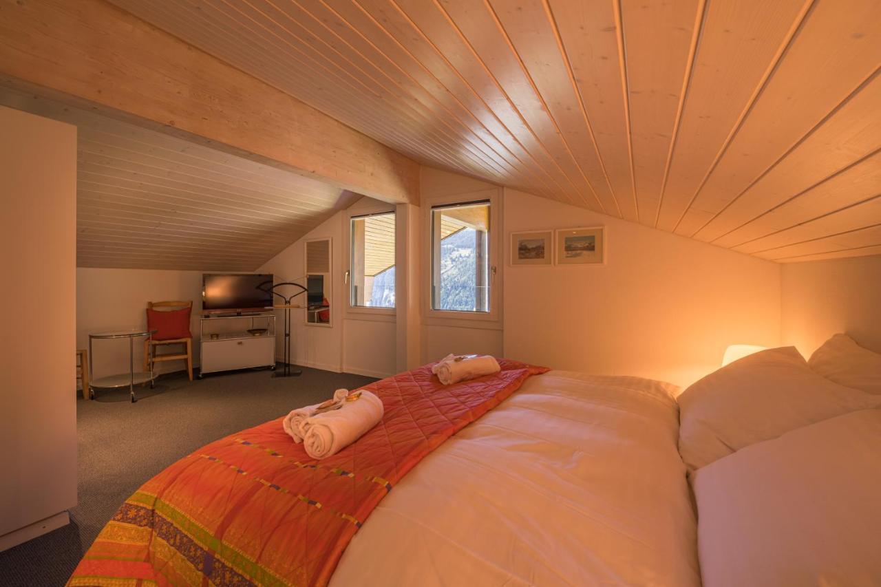 Chalet Primula Penthouse Wengen Zewnętrze zdjęcie